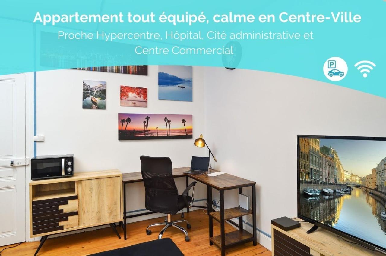 Le Fil Bleu - Centre Ville - Entierement Equipe Montluçon Dış mekan fotoğraf